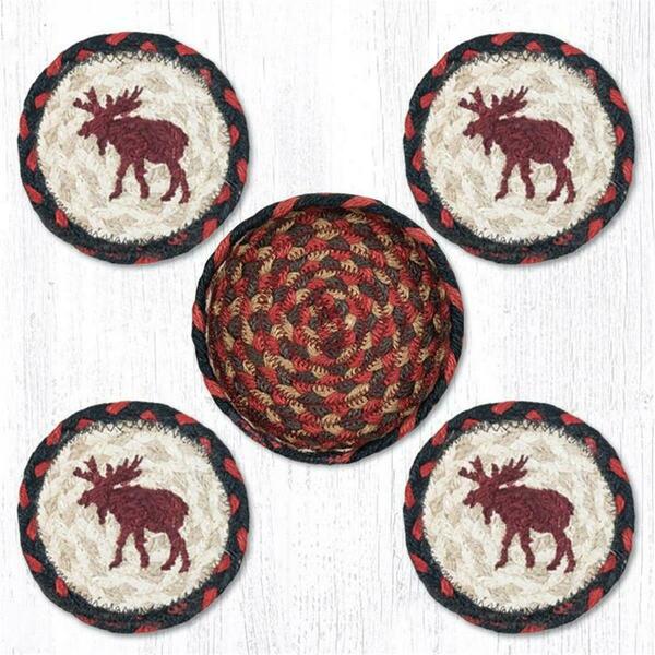Capitol Importing Co 5 in. Moose Coaster Rugs Rug 29-CB019M